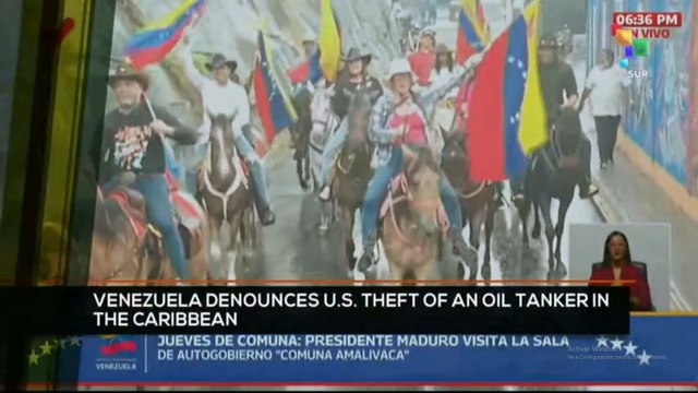 FTS 12:30 12-12: Venezuela denounces U.S. theft an oil tanker in the Caribbean