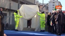 L'inaugurazione della statua di San Francesco d'Assisi al Ponte dell'Industria a Roma