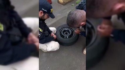 PF apreende Renagade com estepe recheado de iPhones 17 Pro Max