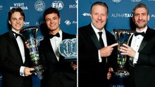 Lando Norris y McLaren reciben el trofeo de constructores tras victoria en temporada 2025