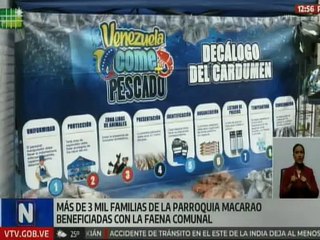 Caracas | Más de tres mil familias favorecidas con proteínas del mar y atención integral en Macarao