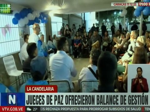 Caracas | Jueces de Paz en La Candelaria sostienen encuentro para evaluar gestión
