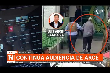 CONTINÚA AUDIENCIA DE ARCE