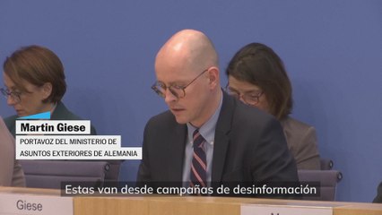 Portavoz alemán: "El comportamiento de Rusia tendrá consecuencias"