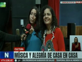 Cultura | "Música y Alegría de Casa en Casa" mantiene su recorrido en las comunidades del país