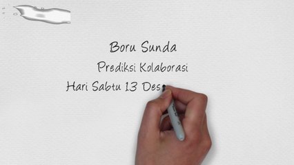 Kode Syair Boru Sunda Hari Sabtu 13 Desember 2025 #PakTuntung