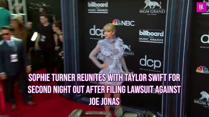 Sophie Turner Reunites With Taylor Swift for Second Night Out After Filing Lawsuit Against Joe Jonas