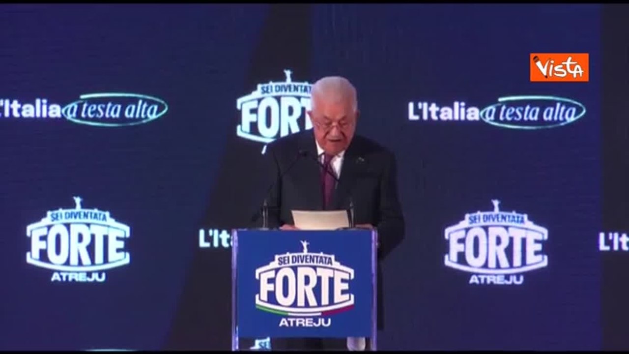 Abu Mazen ad Atreju: «In Palestina armi solo alle istituzioni legittime»