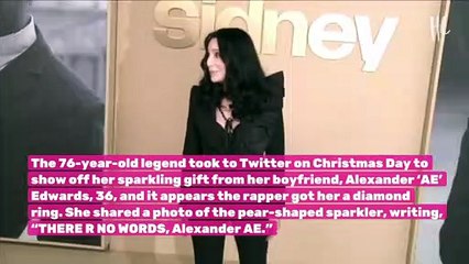 Cher Reveals Diamond Ring From BF & Fans Wonder If They’re Engaged