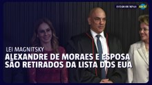 Alexandre de Moraes e esposa são retirados da lista da Lei Magnitsky dos EUA