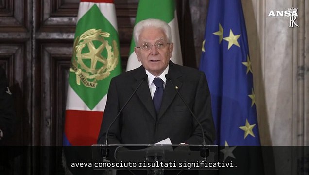 Mattarella: Non puo' evocare pace chi muove guerra