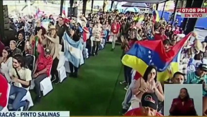 Maduro baila al ritmo de "No war, yes peace", en medio de las tensiones con EE.UU.