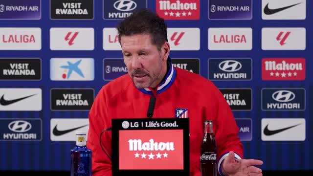 Atlético - Simeone : Si je suis ici, c’est grâce aux joueurs