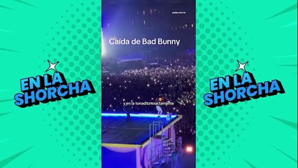 “¡Barrió el piso con la… cadera!” Bad Bunny sufre caída en ‘La Casita’ durante su show en CDMX