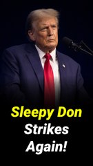 The Internet Is Calling Donald Trump 'Dozey Don' And 'Sleepy Don' After Viral Clip Appears To Show Him Falling Asleep During Press Conference