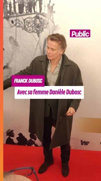 Franck Dubosc avec sa femme Danièle Dubosc au 130 ans du Cinéma