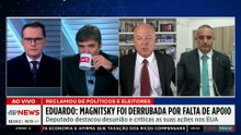Lei Magnitsky: Eduardo Bolsonaro atribui recuo dos EUA à divisão da direita