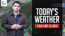 Today's Weather, 5 A.M. | Dec. 13, 2025