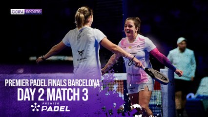 Salazar/Calvo vs Sanchez/Josemaria | HIGHLIGHTS Premier Padel - Finals Barcelona | 12/12/2025 | beIN SPORTS USA