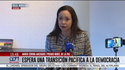 María Corina Machado fue recibida por los reyes y el príncipe heredero de Noruega