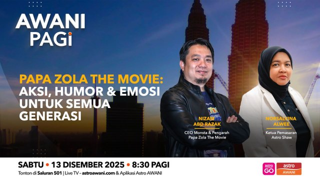 AWANI Pagi: Papa Zola The Movie | Aksi, humor dan emosi untuk semua generasi