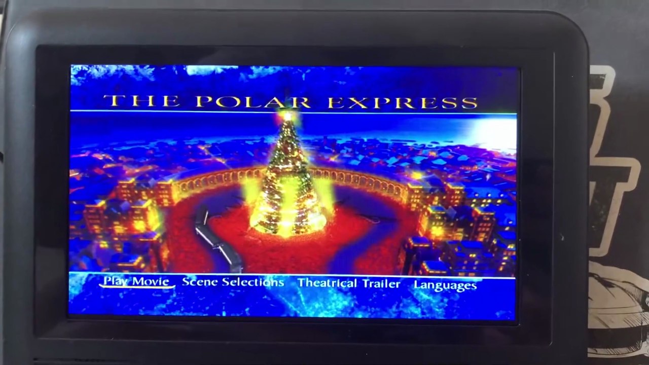 Opening to The Polar Express 2 Disc Widescreen Edition Disc 1 2005 DVD Australia