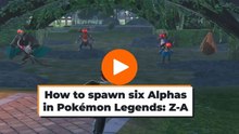 Here's a useful Pokemon Legends: Z-A Alpha spawning trick