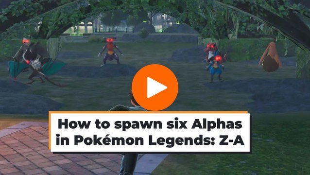 Here's a useful Pokemon Legends: Z-A Alpha spawning trick