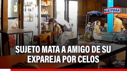 Sujeto mata a amigo de su expareja por celos