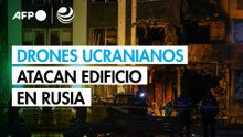 Drones ucranianos causan siete heridos en un edificio residencial de Rusia