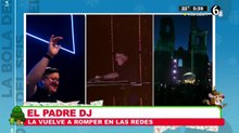 El padre Dj la rompe en redes sociales