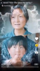 SEVEN YEAR OLD TAJES THE SAT