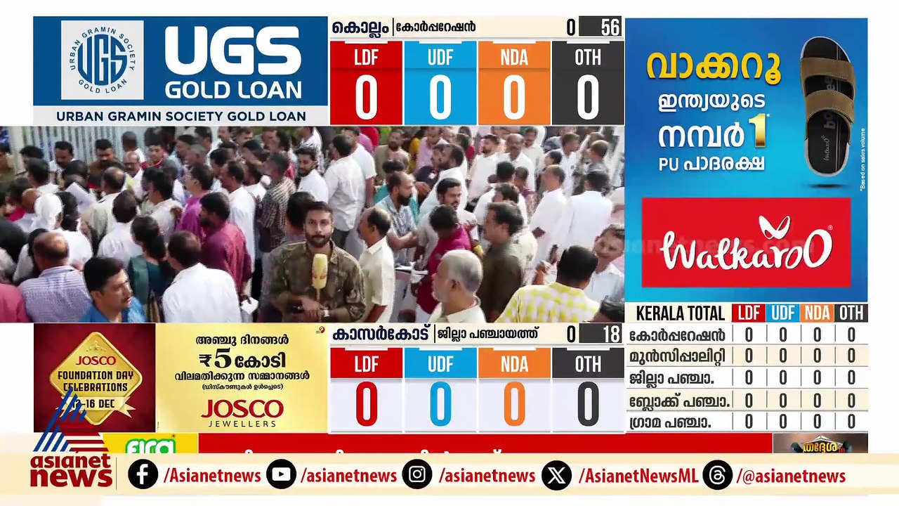 തിരുവനന്തപുരം വോട്ടെണ്ണൽ കേന്ദ്രം തുറക്കാൻ കാലതാമസം ഉണ്ടായത് ഉദ്യോഗസ്ഥർ എത്താൻ വൈകിയതിനെ തുടർന്ന്