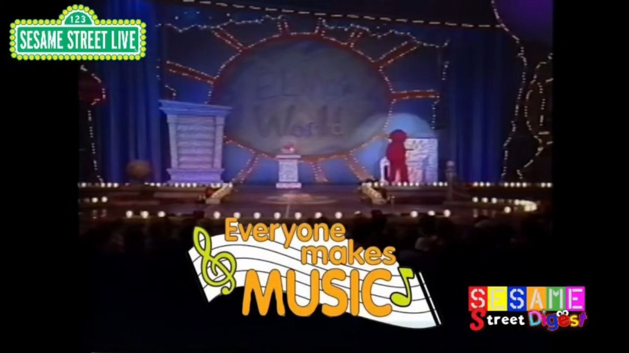 Elmo's World Live On Stage Songs at the end