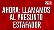 Ahora en Tierra de nadie: llamamos al presunto estafador