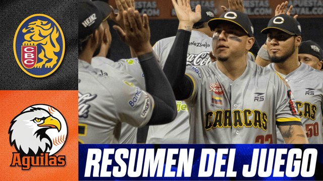 Resumen del juego Leones del Caracas vs Águilas del Zulia | 12 de diciembre de 2025. 🔥⚾