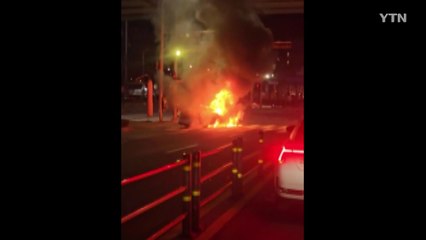 음주운전하던 40대, 교통섬으로 돌진...1명 경상 / YTN