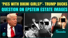 Trump With UNDERAGE Girls at Epstein Estate? Trump DODGES Question on Newly Released Epstein Photos