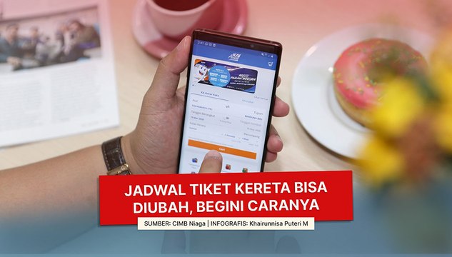 Jadwal Tiket Kereta Bisa Diubah, Begini Caranya
