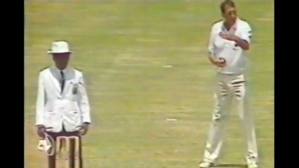 Abdul Qadir 13 off 16 Balls 1 Four vs England 4th Match, Sharjah, April 07, 1987, Sharjah Cup