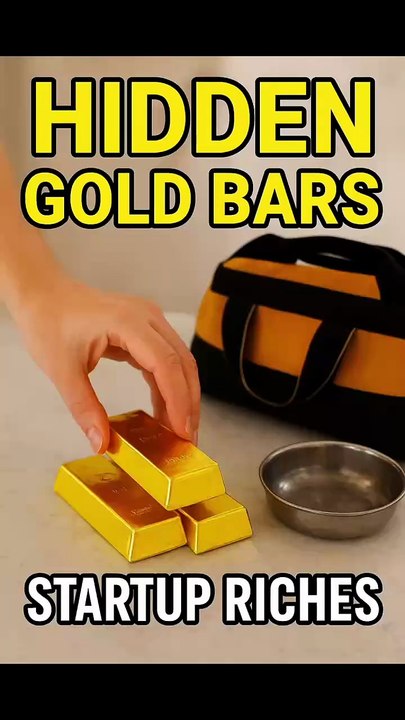 Hidden Gold Bars 😱 | Smart Startup Ideas | Startup Riches
