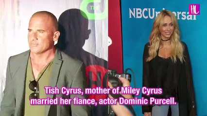 Tish Cyrus Marries Dominic Purcell In Romantic Malibu Ceremony