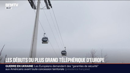 Le plus grand téléphérique d'Europe, qui relie Villeneuve-Saint-Georges à Créteil, inauguré ce samedi en Île-de-France