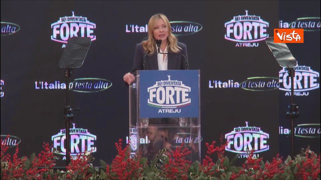 Meloni ad Atreju: Ringrazio Schlein, col suo nannimorettismo ha fatto parlare di noi