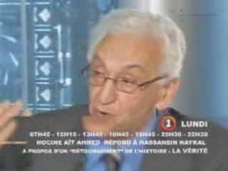 Hocine Ait Ahmed dément Hassanein Haykal d'Aljazeera sur le