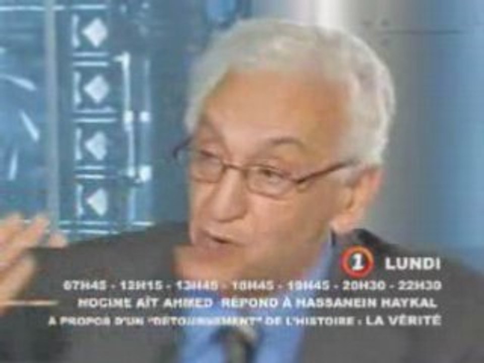 Hocine Ait Ahmed dément Hassanein Haykal d'Aljazeera sur le