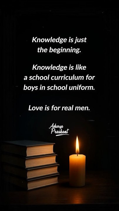 Real Men __ Acharya Prashant