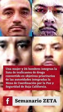 Nuevos narcos, los 27 más buscados.