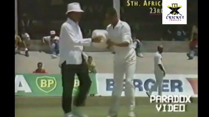Mark Rushmere 29 off 71 Balls 2 Fours vs West Indies 3rd ODI, Port of Spain, April 12, 1992 (CT)