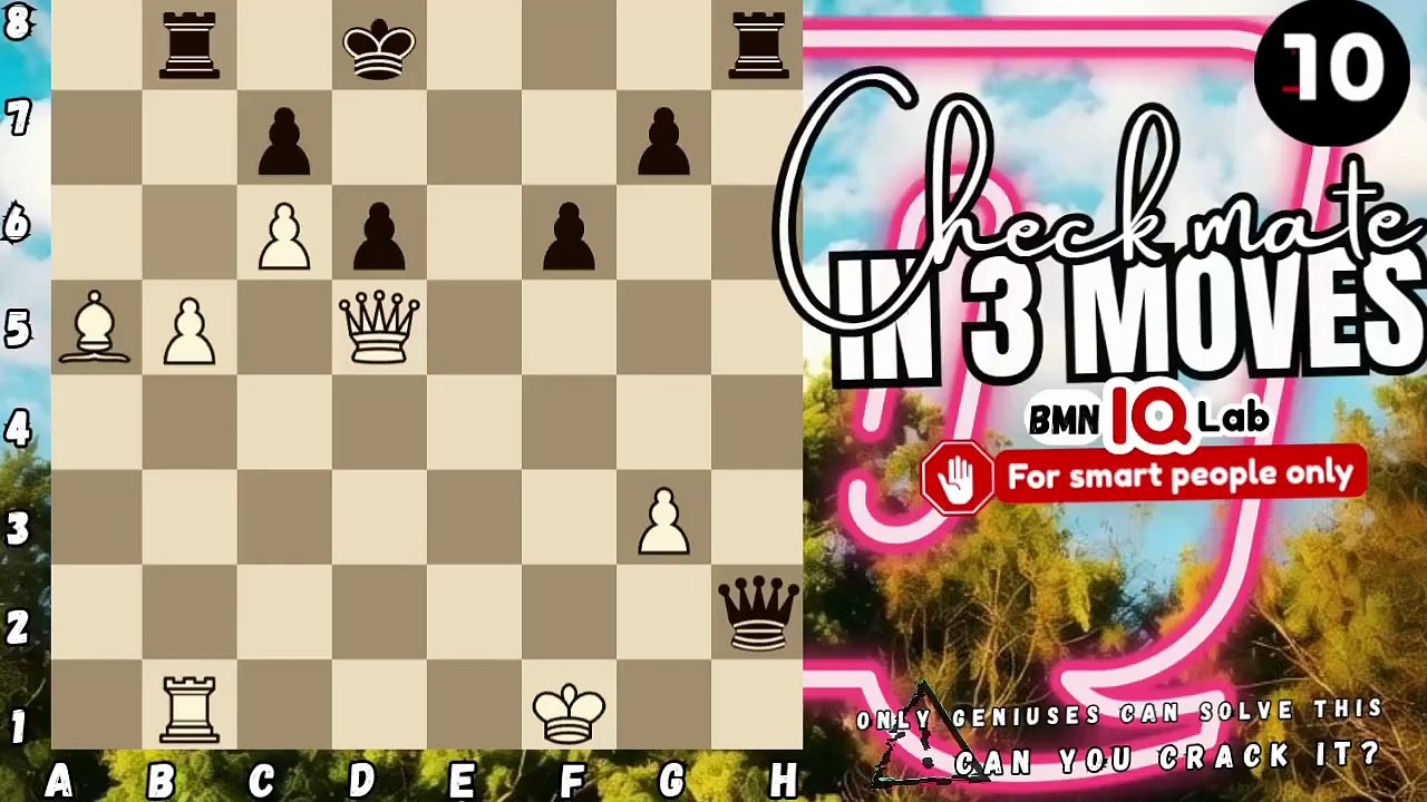 Can you checkmate in 3 moves? (P.50) (White to play)♟️